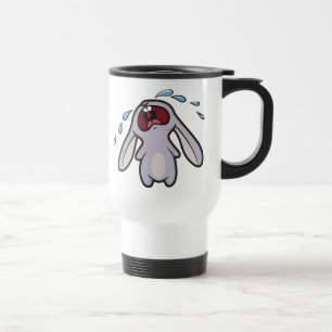 Mug De Voyage Lapin braillant pleurant triste du lapin  