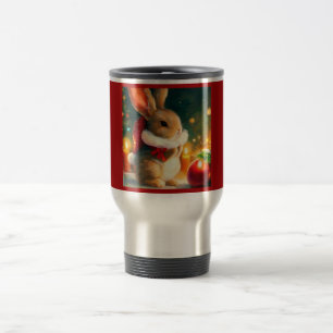 Mug De Voyage Lapin de Noël 1