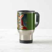 Mug De Voyage Lapin de Noël 2 (Devant droit)