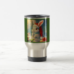 Mug De Voyage Lapin de Noël 2