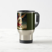 Mug De Voyage Lapin de Noël 4 (Devant droit)