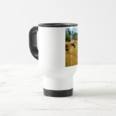 Mug De Voyage Lapin de Pâques et cheval Brown (Devant gauche)