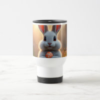 Lapin de Pâques joyeux dans la magie du printemps
