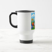 Mug De Voyage lapin de Pâques mignon 8 bits (Gauche)