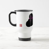 Mug De Voyage Lapin diva avec éclat (Gauche)