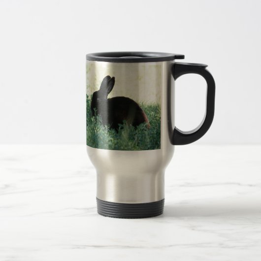 Mug De Voyage Lapin noir de Lil (Droit)