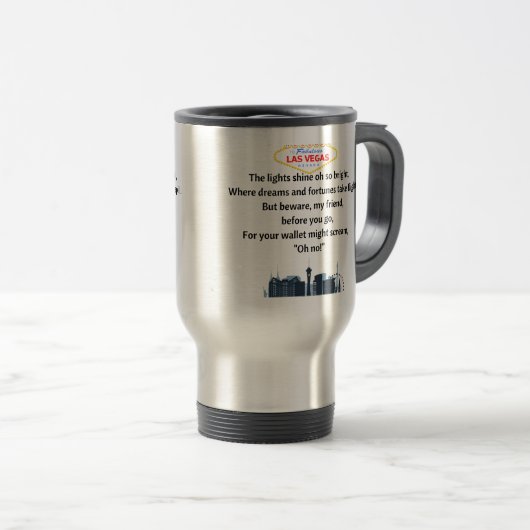 Mug De Voyage Las Vegas (Devant droit)