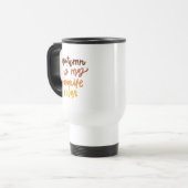 Mug De Voyage "L'automne est ma couleur préférée" (Devant gauche)