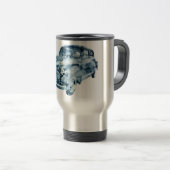Mug De Voyage lavage de voiture double exposition (Devant droit)