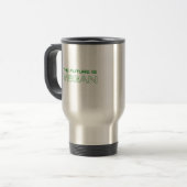 MUG DE VOYAGE L'AVENIR EST VEGAN (Devant gauche)