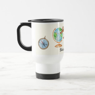 Mug De Voyage L'aventure de voyage à la retraite attend le monde
