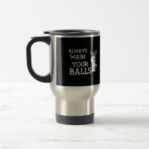 Mug De Voyage Lavez vos boules Golf Golfeur