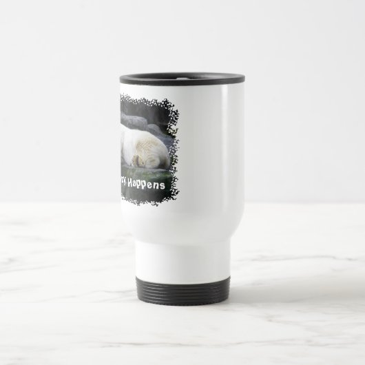 Mug De Voyage Lazy arrive Ours Polaire (Centre)