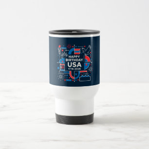 Mug De Voyage le 250e anniversaire de l'Amérique
