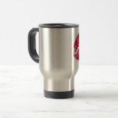 Mug De Voyage Le Baiser, Lèvres Rouges (Devant gauche)