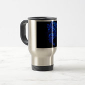 Mug De Voyage le bleu-dragon-noir-feu (Devant gauche)