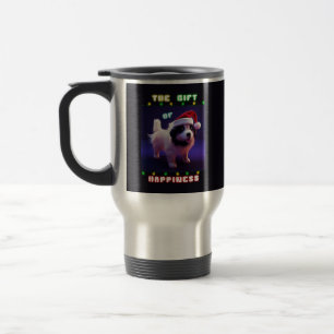 Mug De Voyage Le cadeau de bonheur chiot 25 décembre Noël