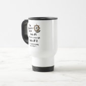 Mug De Voyage Le capitaine a toujours raison (Devant gauche)
