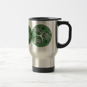 Mug De Voyage Le Celtic en spirale de Triskel d'Irlandais