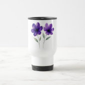 Mug De Voyage Le charme des fleurs violettes (Centre)