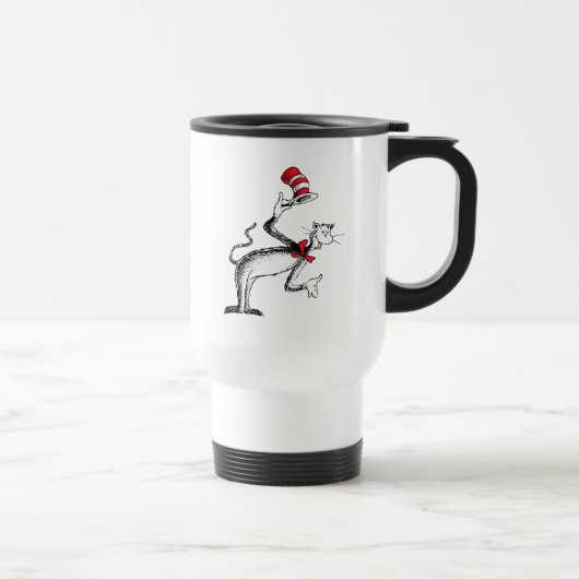 Mug De Voyage Le Chat au Chapeau s'incline (Droite)