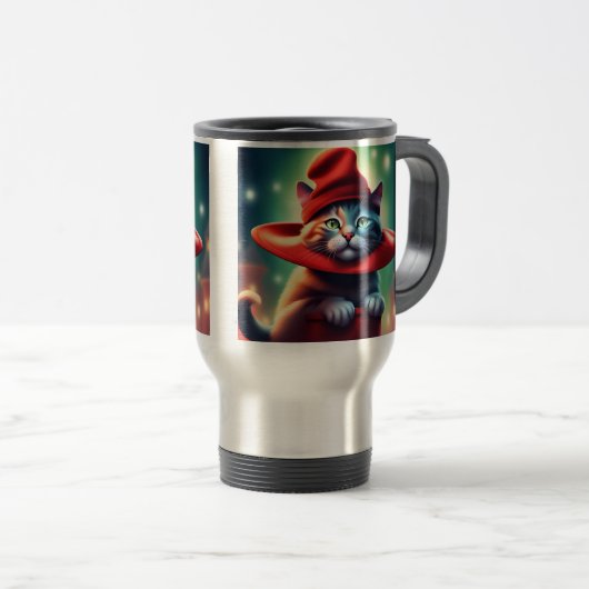 Mug De Voyage le chat sorcier (Devant droit)