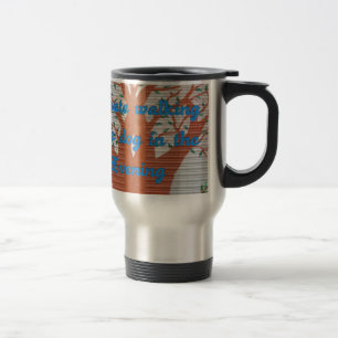 Mug De Voyage "Le chien du soir marche effrayant" - Je déteste m