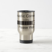 Mug De Voyage Le commentaire sarcastique chargeant svp attendent (Centre)