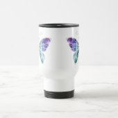 Mug De Voyage Le cool ombrage le papillon d'ailes d'arc-en-ciel (Centre)