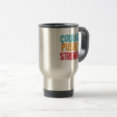 Mug De Voyage Le Courage Pousse La Force (Devant droit)