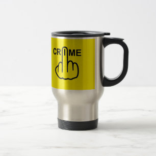 Mug De Voyage Le crime de vol d'oiseaux de boue est criminel
