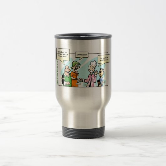 Mug De Voyage Le DotCom rencontre le Web 2,0 (Centre)