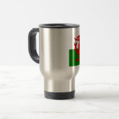 Mug De Voyage Le dragon rouge [drapeau du Pays de Galles] (Devant gauche)