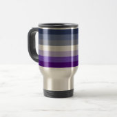 Mug De Voyage Le drapeau de la fierté lesbienne boucher de Slipp (Devant gauche)