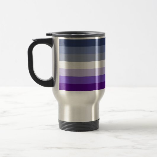 Mug De Voyage Le drapeau de la fierté lesbienne boucher de Slipp (Gauche)