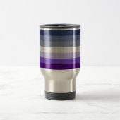 Mug De Voyage Le drapeau de la fierté lesbienne boucher de Slipp (Centre)