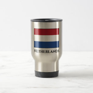 Mug De Voyage Le drapeau Pays-Bas (néerlandais)