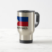 Mug De Voyage Le drapeau philippin (Devant droit)