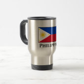 Mug De Voyage Le drapeau philippin (Devant gauche)