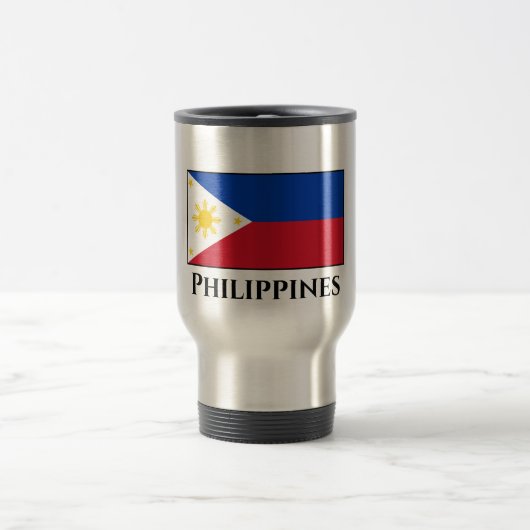 Mug De Voyage Le drapeau philippin (Centre)