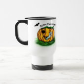 Mug De Voyage Le fantôme d'Halloween, chauve-souris, fantôme et (Gauche)