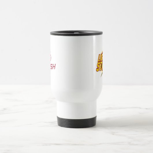 Mug De Voyage Le Flash | Graphique "Frappes de foudre" (Centre)