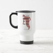 Mug De Voyage Le Flash | Silhouette du devis "Expression vide" (Gauche)