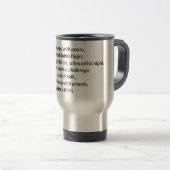 Mug De Voyage Le frisson du golfeur (Devant droit)