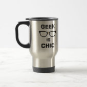 Mug De Voyage Le geek est chic (Gauche)