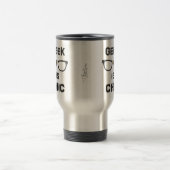 Mug De Voyage Le geek est chic (Centre)