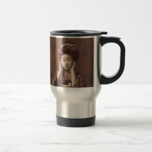 Mug De Voyage le geisha voient pour entendre pour ne parler