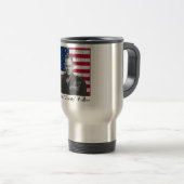 Mug De Voyage Le Général Puller et le drapeau américain (Devant droit)