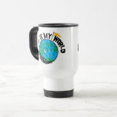 Mug De Voyage Le golf est mon monde (Devant gauche)