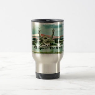 Mug De Voyage Le grand beurre Jésus, "oh a écarté le mot ! "